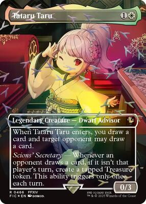 Magic: The Gathering - Commander: FINAL FANTASY - Tataru Taru (Borderless) (Chocobo Track Foil) - 466 - Foil