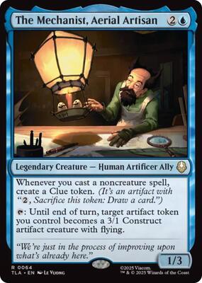 Magic: The Gathering - Avatar: The Last Airbender - The Mechanist, Aerial Artisan - Normal - Anime Card Craze