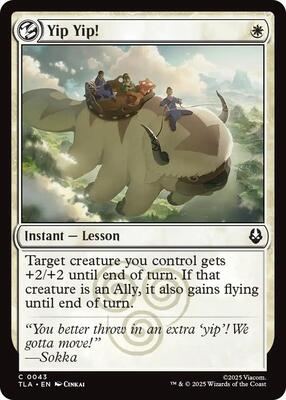 Magic: The Gathering - Avatar: The Last Airbender - Yip Yip! - Foil - Anime Card Craze