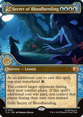 Magic: The Gathering - Avatar: The Last Airbender - Secret of Bloodbending (Showcase) - Normal - Anime Card Craze
