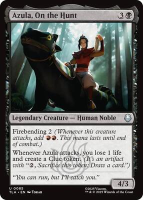 Magic: The Gathering - Avatar: The Last Airbender - Azula, On the Hunt - Normal - Anime Card Craze