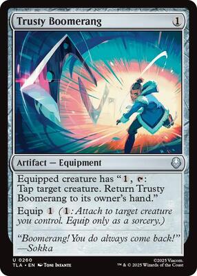 Magic: The Gathering - Avatar: The Last Airbender - Trusty Boomerang - Normal - Anime Card Craze