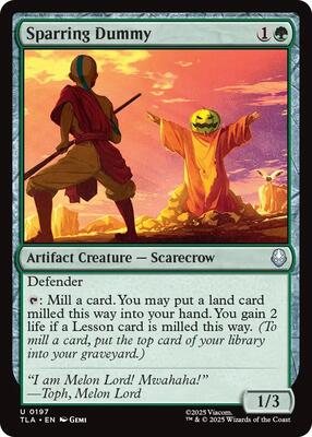 Magic: The Gathering - Avatar: The Last Airbender - Sparring Dummy - Normal - Anime Card Craze