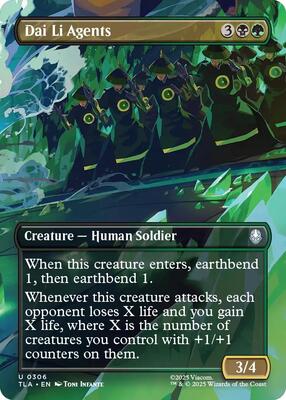 Magic: The Gathering - Avatar: The Last Airbender - Dai Li Agents (Borderless) - Normal - Anime Card Craze