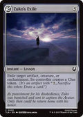 Magic: The Gathering - Avatar: The Last Airbender - Zuko's Exile - Normal - Anime Card Craze