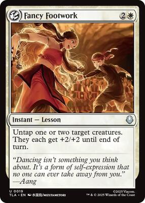 Magic: The Gathering - Avatar: The Last Airbender - Fancy Footwork - Foil - Anime Card Craze