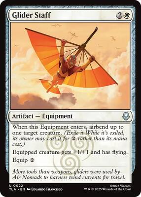 Magic: The Gathering - Avatar: The Last Airbender - Glider Staff - Normal - Anime Card Craze