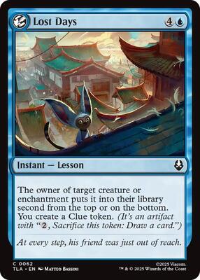 Magic: The Gathering - Avatar: The Last Airbender - Lost Days - Normal - Anime Card Craze