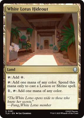 Magic: The Gathering - Avatar: The Last Airbender - White Lotus Hideout - Normal - Anime Card Craze