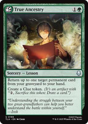 Magic: The Gathering - Avatar: The Last Airbender - True Ancestry - Normal - Anime Card Craze