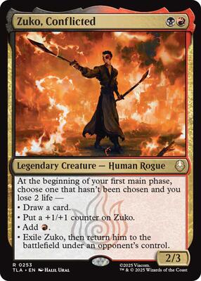 Magic: The Gathering - Avatar: The Last Airbender - Zuko, Conflicted - Foil - Anime Card Craze