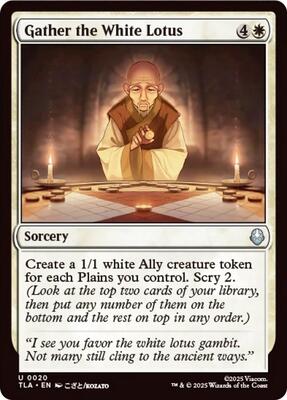 Magic: The Gathering - Avatar: The Last Airbender - Gather the White Lotus - Normal - Anime Card Craze