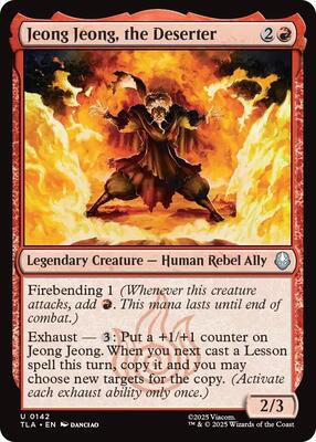 Magic: The Gathering - Avatar: The Last Airbender - Jeong Jeong, the Deserter - Normal - Anime Card Craze