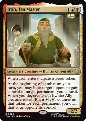 Magic: The Gathering - Avatar: The Last Airbender - Iroh, Tea Master - Normal - Anime Card Craze