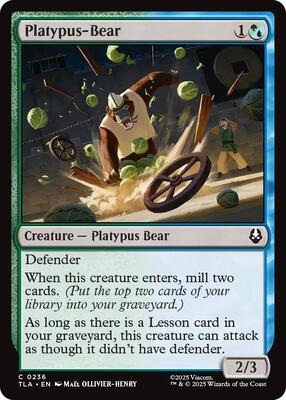 Magic: The Gathering - Avatar: The Last Airbender - Platypus-Bear - Normal - Anime Card Craze