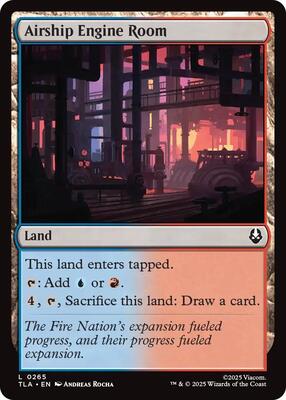 Magic: The Gathering - Avatar: The Last Airbender - Airship Engine Room - Normal - Anime Card Craze