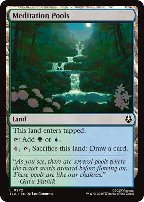 Magic: The Gathering - Avatar: The Last Airbender - Meditation Pools - Normal - Anime Card Craze