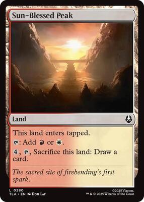 Magic: The Gathering - Avatar: The Last Airbender - Sun-Blessed Peak - Normal - Anime Card Craze