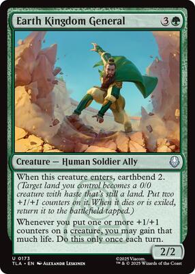 Magic: The Gathering - Avatar: The Last Airbender - Earth Kingdom General - Normal - Anime Card Craze