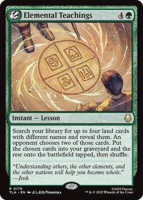 Magic: The Gathering - Avatar: The Last Airbender - Elemental Teachings - Normal - Anime Card Craze