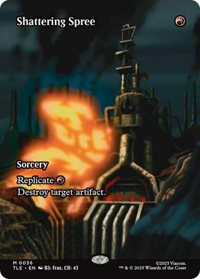 Magic: The Gathering - Avatar: The Last Airbender: Eternal-Legal - Shattering Spree (Borderless) - Normal - Anime Card Craze