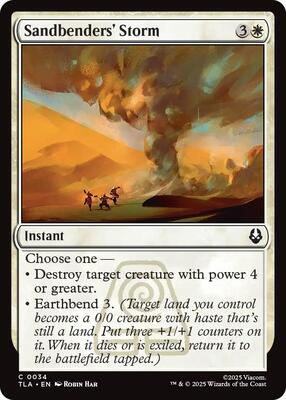 Magic: The Gathering - Avatar: The Last Airbender - Sandbenders' Storm - Normal - Anime Card Craze