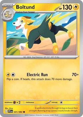 Pokemon - ME02: Phantasmal Flames - Boltund - Anime Card Craze