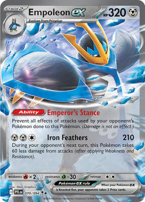 Pokemon ME02: Phantasmal Flames Empoleon ex - 070/094 - Anime Card Craze