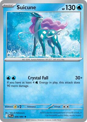 Pokemon ME02: Phantasmal Flames Suicune - Anime Card Craze