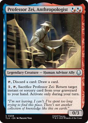 Magic: The Gathering - Avatar: The Last Airbender - Professor Zei, Anthropologist - Normal - Anime Card Craze