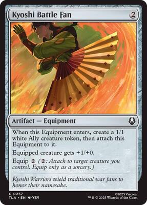 Magic: The Gathering - Avatar: The Last Airbender - Kyoshi Battle Fan - Normal - Anime Card Craze