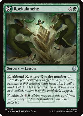 Magic: The Gathering - Avatar: The Last Airbender - Rockalanche - Foil - Anime Card Craze