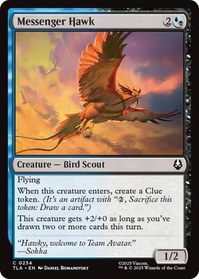 Magic: The Gathering - Avatar: The Last Airbender - Messenger Hawk - Normal - Anime Card Craze