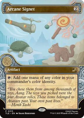 Magic: The Gathering - Avatar: The Last Airbender: Eternal-Legal - Arcane Signet (Showcase) - Normal - Anime Card Craze