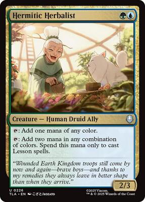 Magic: The Gathering - Avatar: The Last Airbender - Hermitic Herbalist - Foil - Anime Card Craze