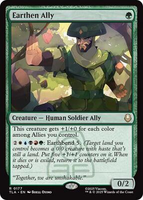 Magic: The Gathering - Avatar: The Last Airbender - Earthen Ally - Normal - Anime Card Craze