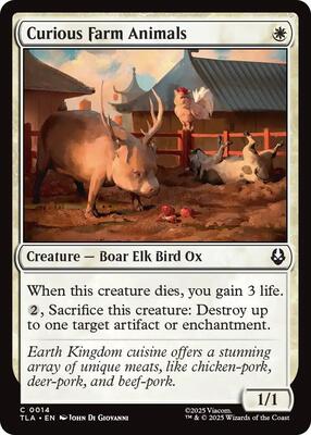 Magic: The Gathering - Avatar: The Last Airbender - Curious Farm Animals - Foil - Anime Card Craze