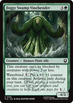 Magic: The Gathering - Avatar: The Last Airbender - Foggy Swamp Vinebender - Normal - Anime Card Craze