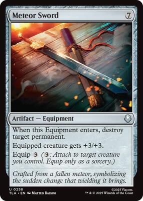 Magic: The Gathering - Avatar: The Last Airbender - Meteor Sword - Normal - Anime Card Craze