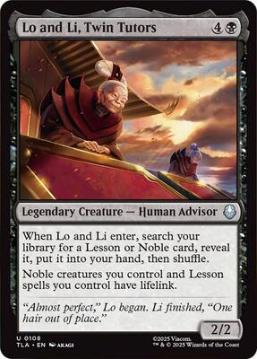 Magic: The Gathering - Avatar: The Last Airbender - Lo and Li, Twin Tutors - Normal - Anime Card Craze