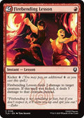 Magic: The Gathering - Avatar: The Last Airbender - Firebending Lesson - Normal - Anime Card Craze