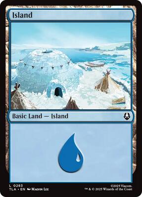 Magic: The Gathering - Avatar: The Last Airbender - Island (0283) - Foil - Anime Card Craze