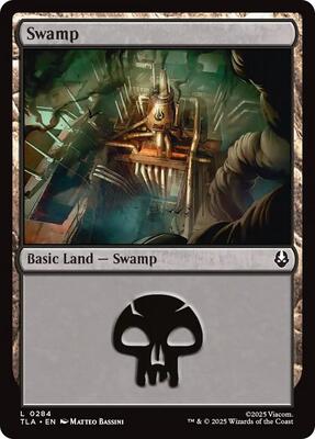 Magic: The Gathering - Avatar: The Last Airbender - Swamp (0284) - Foil - Anime Card Craze