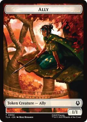 Magic: The Gathering - Avatar: The Last Airbender - Ally (0004) // Clue (0015) Double-Sided Token - Normal - Anime Card Craze