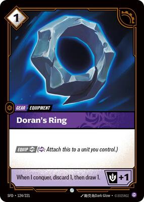 Riftbound: League of Legends Trading Card Game - Spiritforged - Doran's Ring - Common - Normal