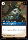 Riftbound: League of Legends Trading Card Game - Spiritforged - Plundering Poro - Common - Normal