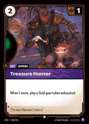 Riftbound: League of Legends Trading Card Game - Spiritforged - Treasure Hunter - Common - Normal