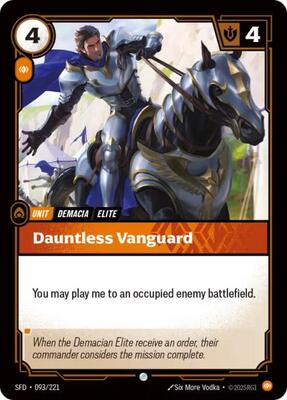 Riftbound: League of Legends Trading Card Game - Spiritforged - Dauntless Vanguard - Common - Normal