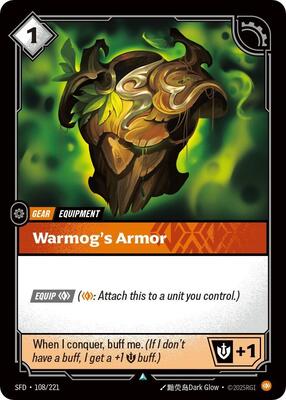 Riftbound: League of Legends Trading Card Game - Spiritforged - Warmog's Armor - Uncommon - Normal