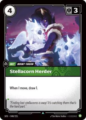 Riftbound: League of Legends Trading Card Game - Spiritforged - Stellacorn Herder - Uncommon - Normal